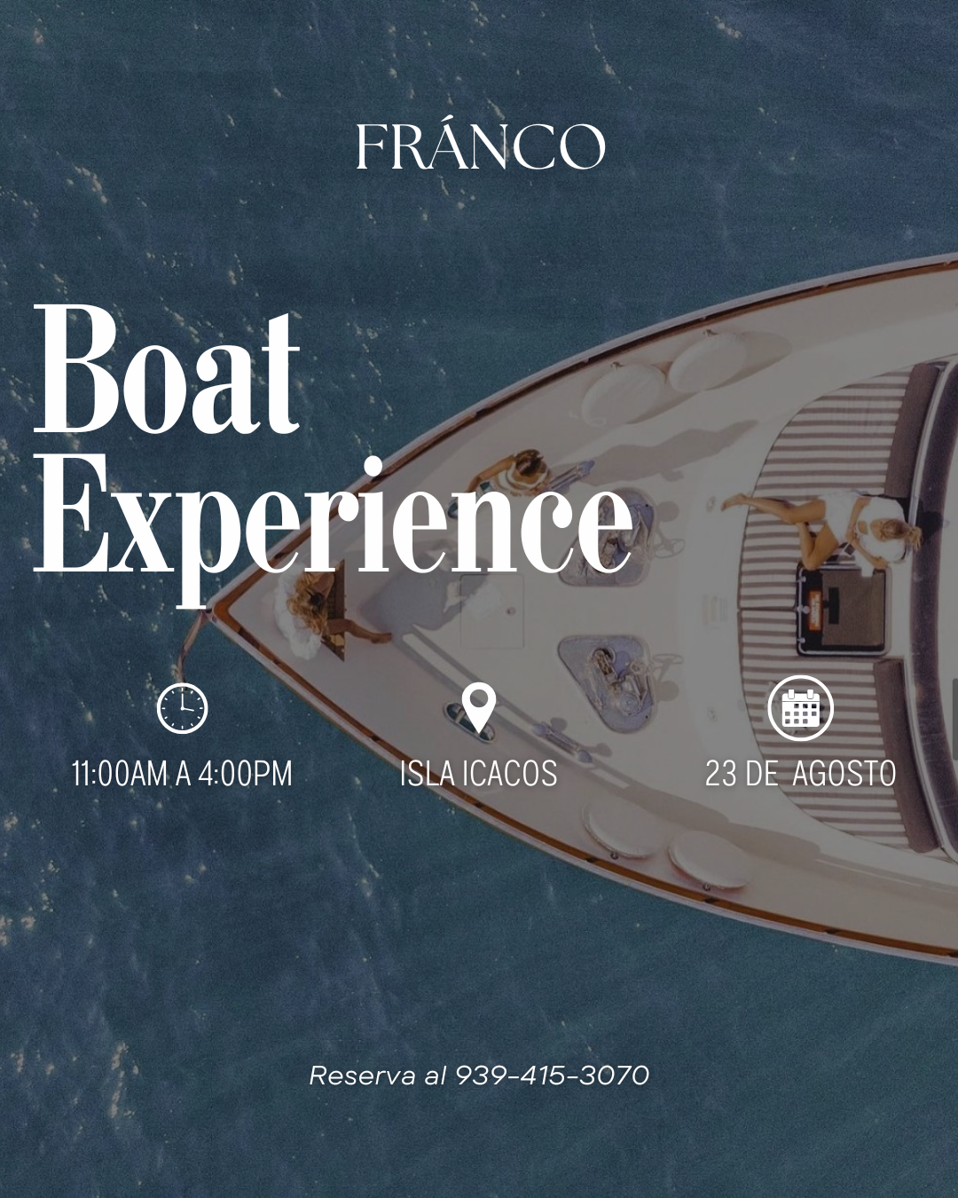 FRÁNCO Boat Experience
