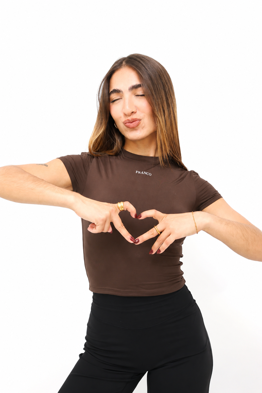 Franco top brown