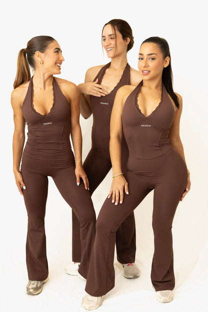 Mocha Jumpsuit