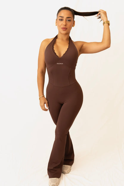 Mocha Jumpsuit