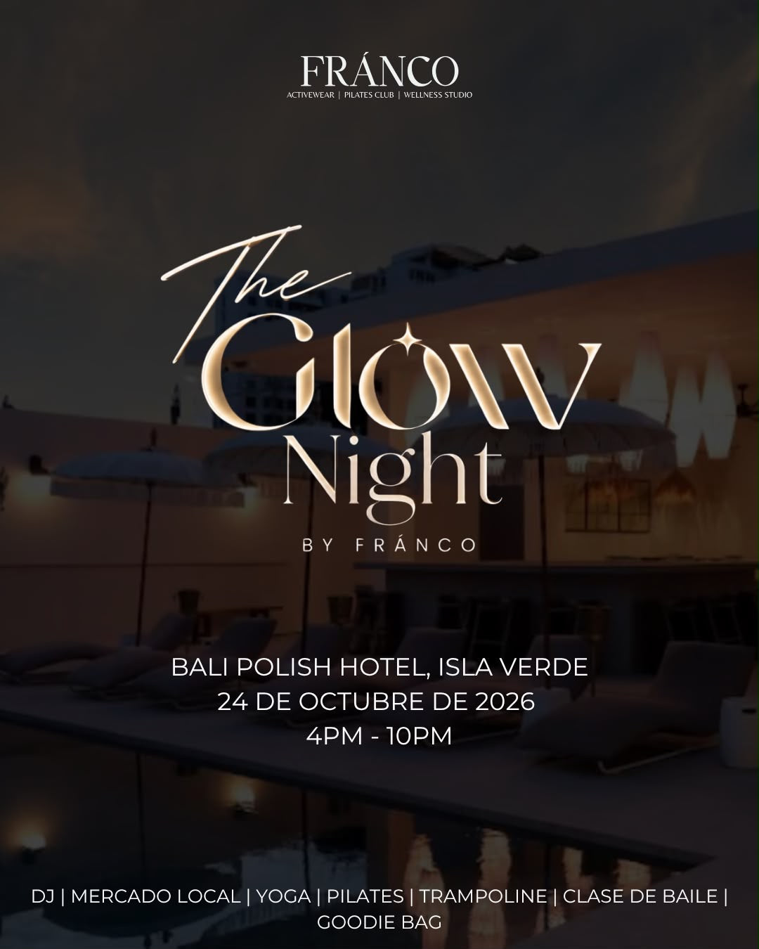 ✨ FRÁNCO GLOW NIGHT — GLOW IN THE DARK EXPERIENCE ✨