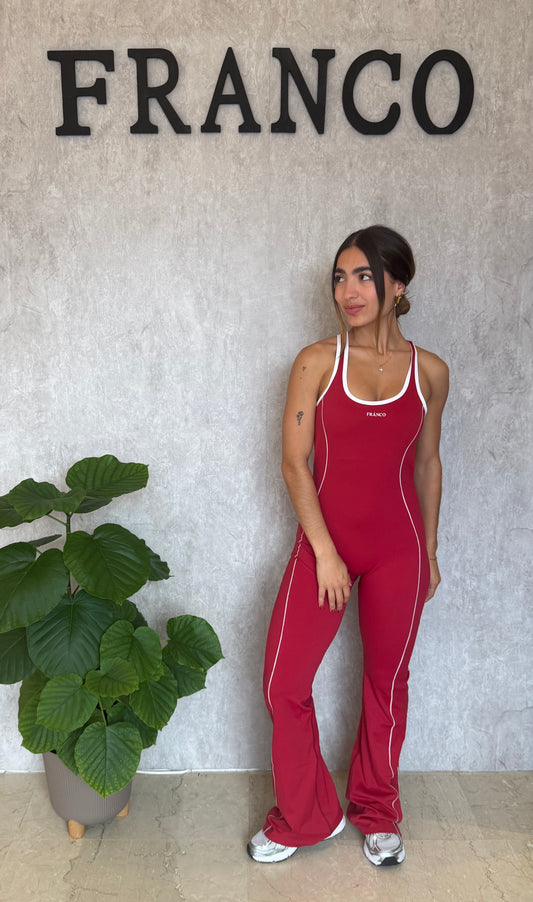 Jumpsuit Luxe Red