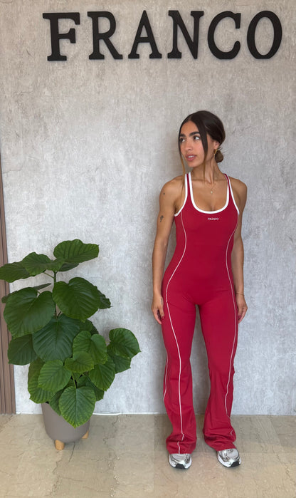 Jumpsuit Luxe Red