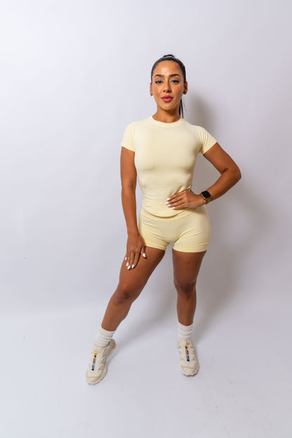 Fránco set butter yellow
