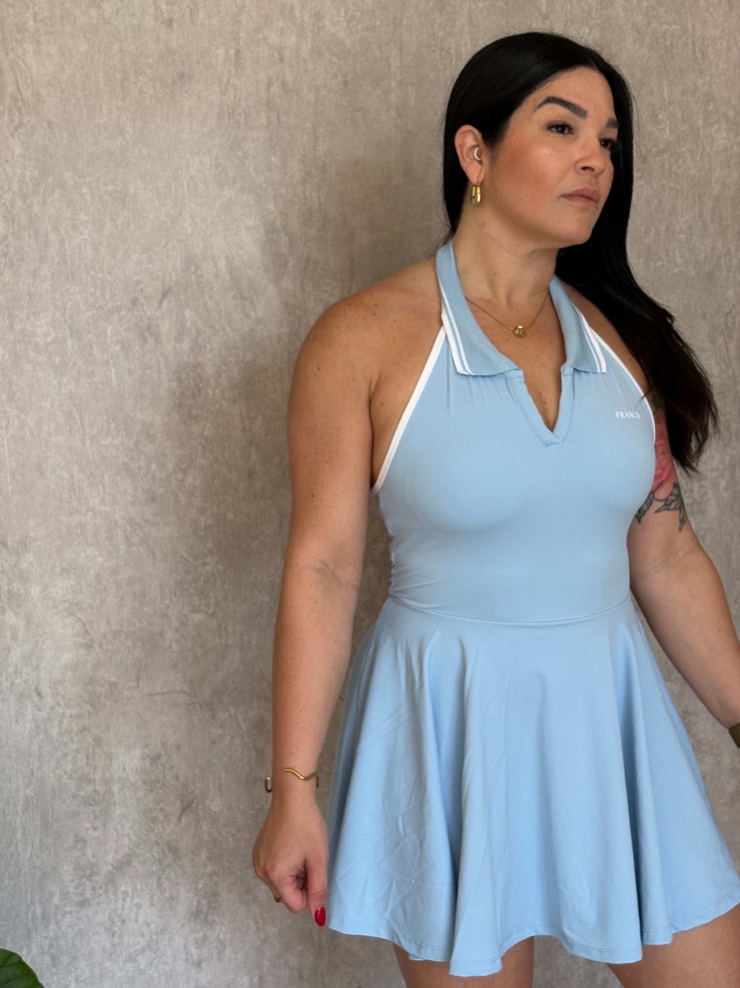Tennis Dress Baby Blue