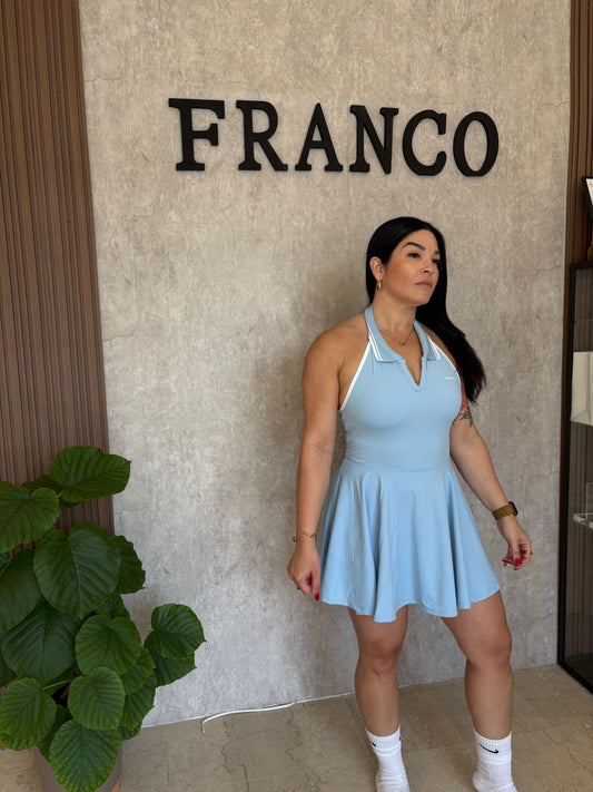 Tennis Dress Baby Blue