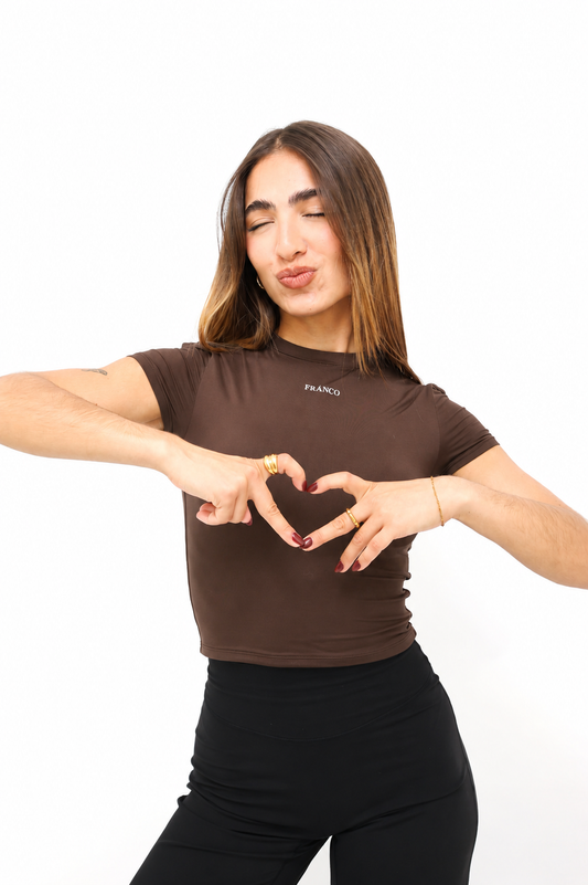 Franco top brown