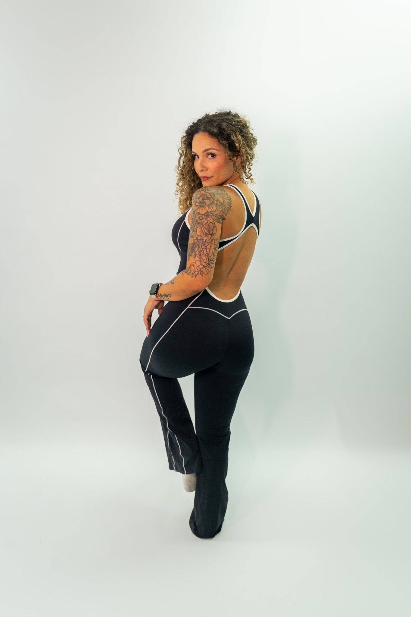 Black and White Jumpsuit